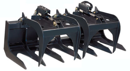 Skid Steer Heavy Tine Grapples